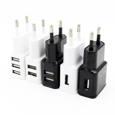 Hálózati adapter Univerzális 5V-os tápegység USB-töltő 5V 2A konverter tápadapter AC-DC 220V-5V átalakító telefontöltő