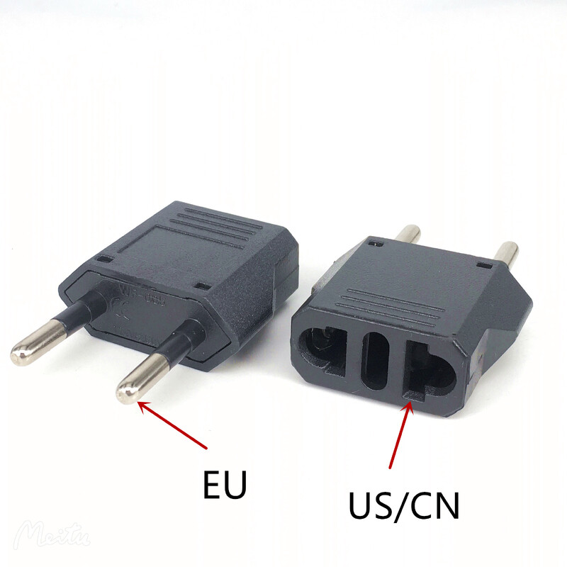 1kom adapter za utikač SAD-EU Euro Europa utikač Pretvarač utikača za struju Putni adapter Adapter SAD-EU Električna utičnica