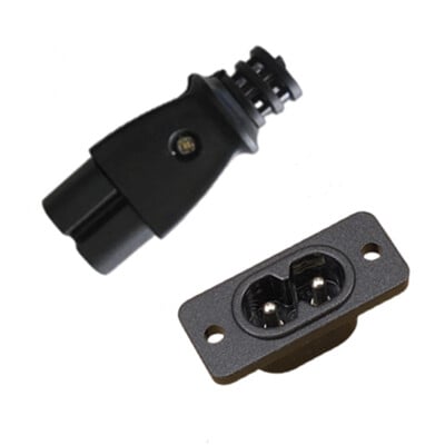 C8 muška utičnica C7 ženski utikač utičnica ugrađeni električni konektor konektor 35mm*15mm AC 2.5A 5A 250v