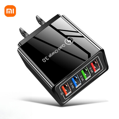 „Xiaomi USB PD Charger Quick Charge 3.0“, skirtas „iPhone Samsung Xiaomi“ planšetiniams kompiuteriams, mobiliojo telefono įkroviklio adapteris EU/US Plug Greitas įkrovimas
