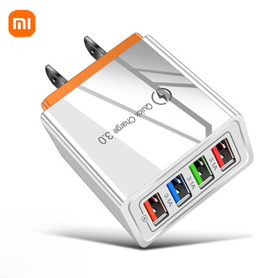 „Xiaomi USB PD Charger Quick Charge 3.0“, skirtas „iPhone Samsung Xiaomi“ planšetiniams kompiuteriams, mobiliojo telefono įkroviklio adapteris EU/US Plug Greitas įkrovimas