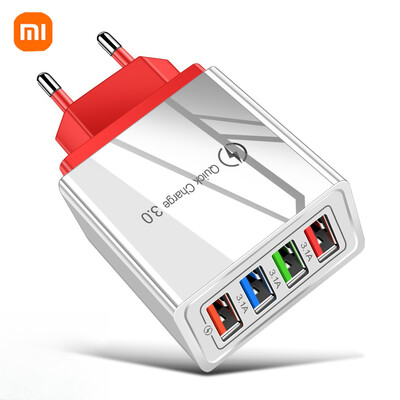 „Xiaomi USB PD Charger Quick Charge 3.0“, skirtas „iPhone Samsung Xiaomi“ planšetiniams kompiuteriams, mobiliojo telefono įkroviklio adapteris EU/US Plug Greitas įkrovimas