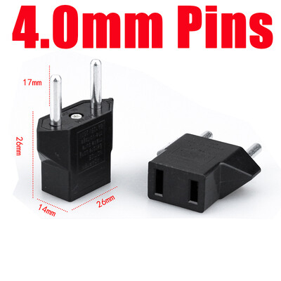 Ameerika Euroopa Mini CN Ühendkuningriik EL–USA toitepistiku adapter Venemaa Austraalia reisipistiku muundur Korea 4,0 mm 4,8 mm pistik 6A 125A