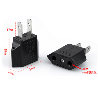 Ameerika Euroopa Mini CN Ühendkuningriik EL–USA toitepistiku adapter Venemaa Austraalia reisipistiku muundur Korea 4,0 mm 4,8 mm pistik 6A 125A