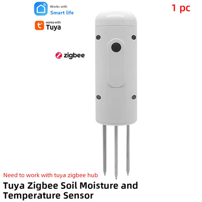 Tuya Smart Zigbee Soil Tester Θερμόμετρο και Υγρασία Αδιάβροχο Θερμοϋγρόμετρο Ανιχνευτής Άρδευσης Αυτοματισμού Κήπου