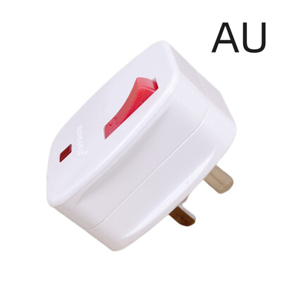 Priză electrică Schuko de sex masculin UE cu comutator ON/OFF Recablabil AU Regatul Unit Adaptor european priză AC Convertor ștecher