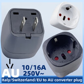 AU Australija CN Kina AC Struja Električni utikač u EU Švicarska Italija Pretvarač punjenja Utikač Putni adapter Adapter Pretvarač