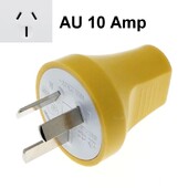 AU NZ CN (tip I) Fișă tată recablabilă cu 3 pini AC100~250V 10A Intrare din spate