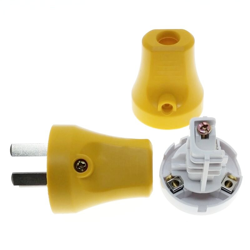 AU NZ CN (tip I) Fișă tată recablabilă cu 3 pini AC100~250V 10A Intrare din spate