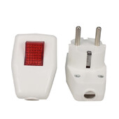 EU kabelski adapter s prekidačem za uključivanje/isključivanje LED svjetla, električna utičnica 250 V 10 A, električni utikač, utičnica za strujni kabel