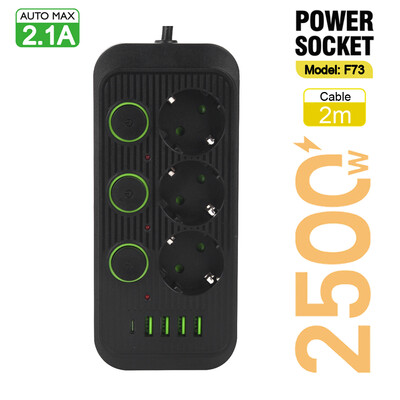 EU utikač Višestruke utičnice AC utičnice Razvodnik Produžni kabel s USB priključcima Zaštita od prenapona Mrežni filtar Individualni prekidač