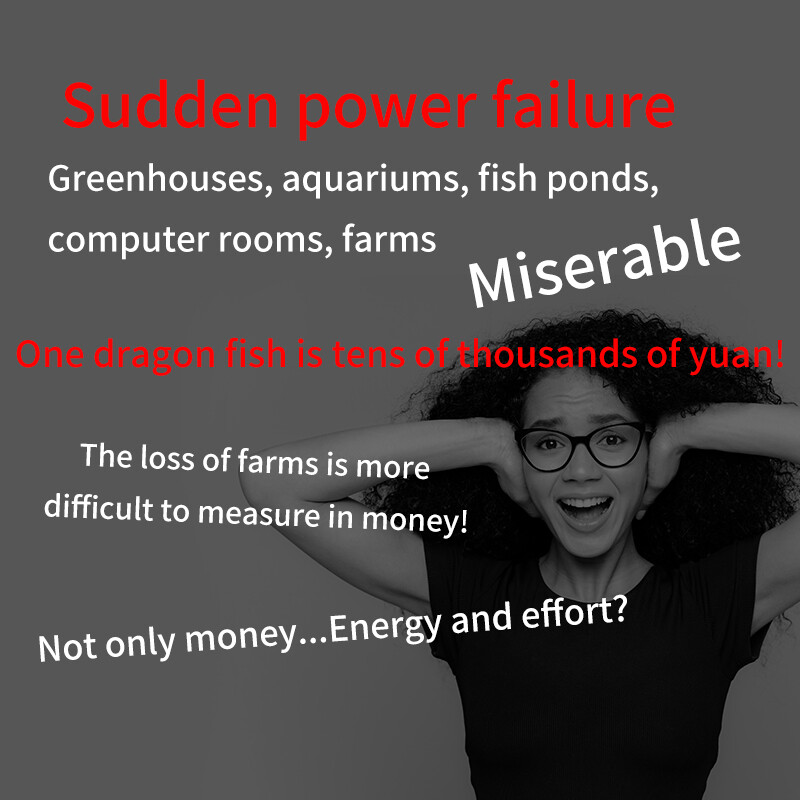 1 PC signalas apie elektros gedimą, grandinės gedimo selektorių įspėjimas, išmanusis elektros energijos tiekimo nutraukimo priminimas šaldikliui garaže, monitorius, nutrūkęs maitinimas