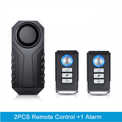 Sectyme bezvadu ūdensnecaurlaidīgs velosipēda vibrācijas signalizācija USB uzlādes tālvadības pults motocikla elektriskā velosipēda drošības signalizācija