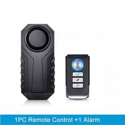 Sectyme bezvadu ūdensnecaurlaidīgs velosipēda vibrācijas signalizācija USB uzlādes tālvadības pults motocikla elektriskā velosipēda drošības signalizācija