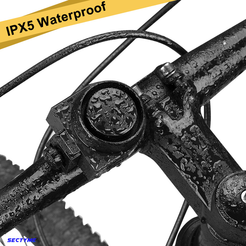 Sectyme bezvadu ūdensnecaurlaidīgs velosipēda vibrācijas signalizācija USB uzlādes tālvadības pults motocikla elektriskā velosipēda drošības signalizācija