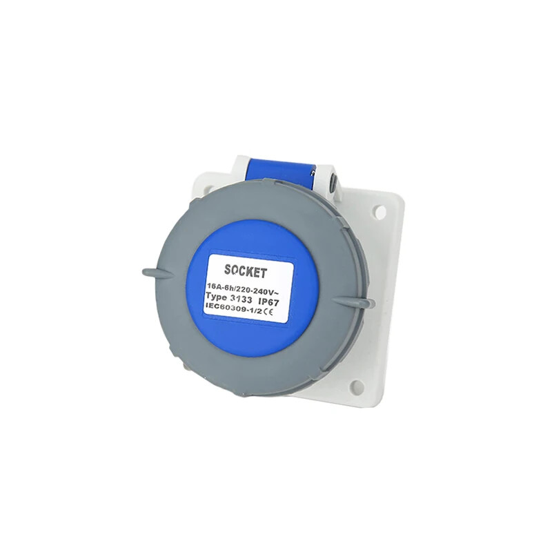 Priemyselná zástrčka a zásuvka 3P/4P/5P elektrický konektor 16A 32A IP67 vodotesná nástenná zásuvka MUŽ/ŽENA 220V 380V