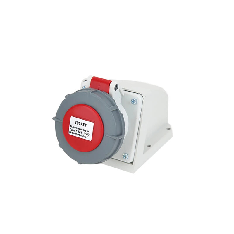 Priemyselná zástrčka a zásuvka 3P/4P/5P elektrický konektor 16A 32A IP67 vodotesná nástenná zásuvka MUŽ/ŽENA 220V 380V