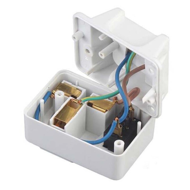 American White AU EU UK US Universal Wall Socket Portable 2way Outlet Extend Plug Adapter with Switch 250v 6A 10A 125V