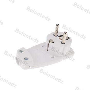 Франция Германия щепсел адаптер 16A мъжки AC контакти Rewireable Schuko Electeic Socket Euro Connector Ultra Thin Hidden Power Plug