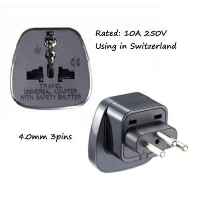 Universal CE America European Kr AU UE la SUA Marea Britanie SUA Adaptor priză Africa de Sud India Adaptor Italia Elveția Convertor de călătorie