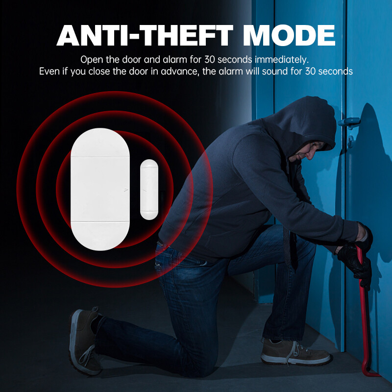 130DB durų langų įėjimo signalizacija, belaidžio nuotolinio valdymo pulto durų jutiklis, signalizacija, šeimininkas, įsilaužimo, apsaugos signalizacijos sistema, namų apsaugos rinkinys