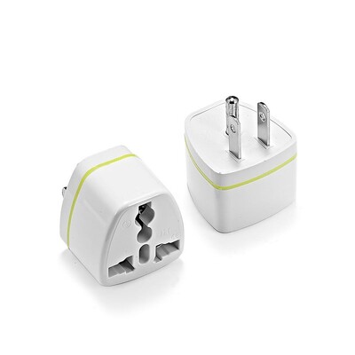 Προσαρμογέας Universal USA Plug 3 Pin EU European AU UK To American US Προσαρμογέας τροφοδοσίας ταξιδιού Πρίζα μετατροπέα ηλεκτρικής πρίζας