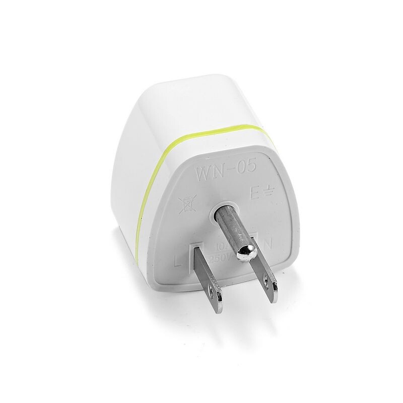 Univerzalni adapter za utikač u SAD-u, 3-pinski, EU, Europski, AU, UK u američki, američki putni adapter za struju, pretvarač električne utičnice, utičnica