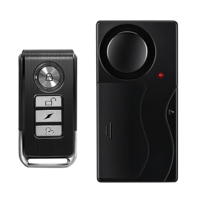 110db garsi belaidė vibracijos signalizacija su nuotolinio valdymo pulteliu nuo vagystės signalizacija automobilio dviračio motociklo transporto priemonės apsaugos signalizacija nuo įsilaužimo