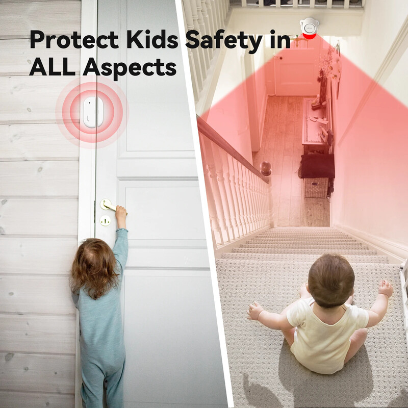 CPVAN Wireless WIFI 2.4G Smart Home Signalizacija Namai Apsauga nuo įsilaužimo Signalizacija 125dB palaikymas Tuya Smart Life Control