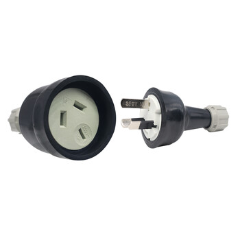 AU NZ Plug Συναρμολογημένος Γυναικείος Αρσενικός βύσμα πρίζα 3 δόντια Ηλεκτρικό καλώδιο επέκτασης AC Γείωση Rewire Socket SAA