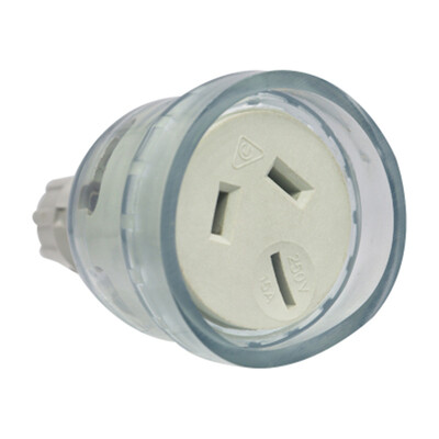 AU NZ utikač sastavljen s mogućnošću ponovnog ožičenja, ženski muški utičnica s 3 kraka, električni AC produžni kabel, uzemljena utičnica s ponovnim ožičenjem SAA