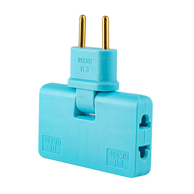 Rotate Plug Eu Converter egy a háromban 180 fokos hosszabbító dugó Több dugós mini vékony vezeték nélküli kimeneti adapter könnyű kényelmes