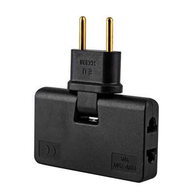 Rotate Plug Eu Converter egy a háromban 180 fokos hosszabbító dugó Több dugós mini vékony vezeték nélküli kimeneti adapter könnyű kényelmes