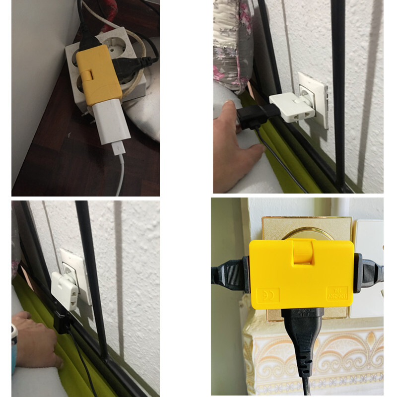 Rotate Plug Eu Converter egy a háromban 180 fokos hosszabbító dugó Több dugós mini vékony vezeték nélküli kimeneti adapter könnyű kényelmes
