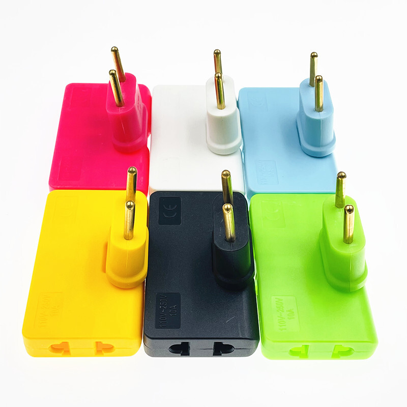 Rotate Plug Eu Converter egy a háromban 180 fokos hosszabbító dugó Több dugós mini vékony vezeték nélküli kimeneti adapter könnyű kényelmes
