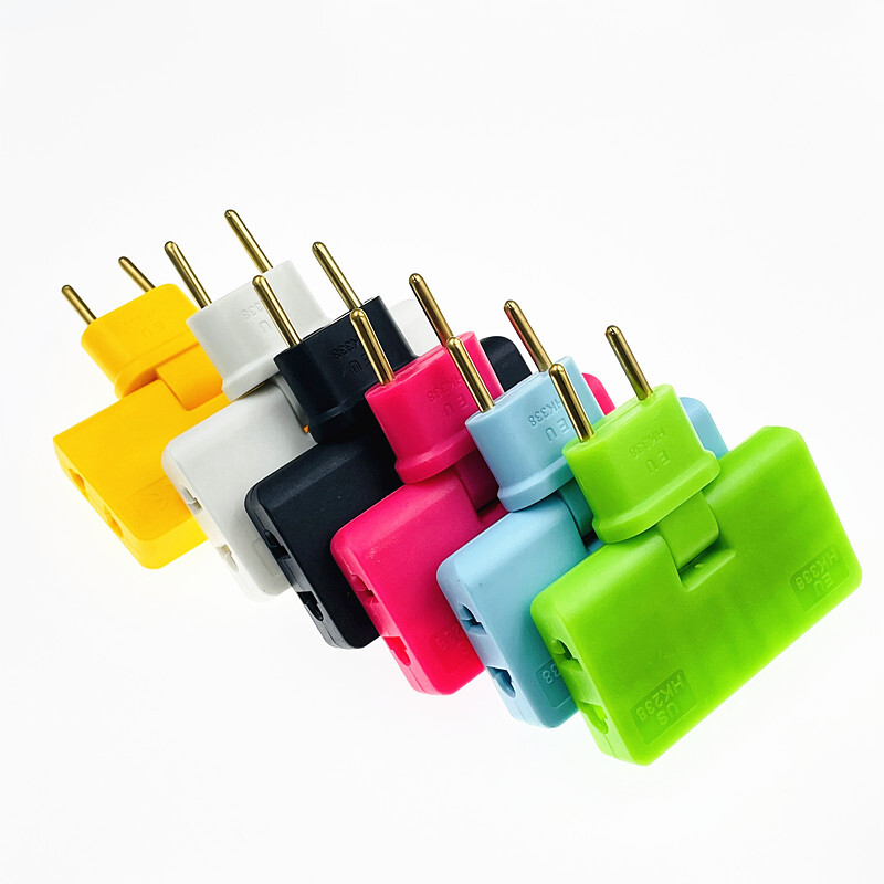 Rotate Plug Eu Converter egy a háromban 180 fokos hosszabbító dugó Több dugós mini vékony vezeték nélküli kimeneti adapter könnyű kényelmes