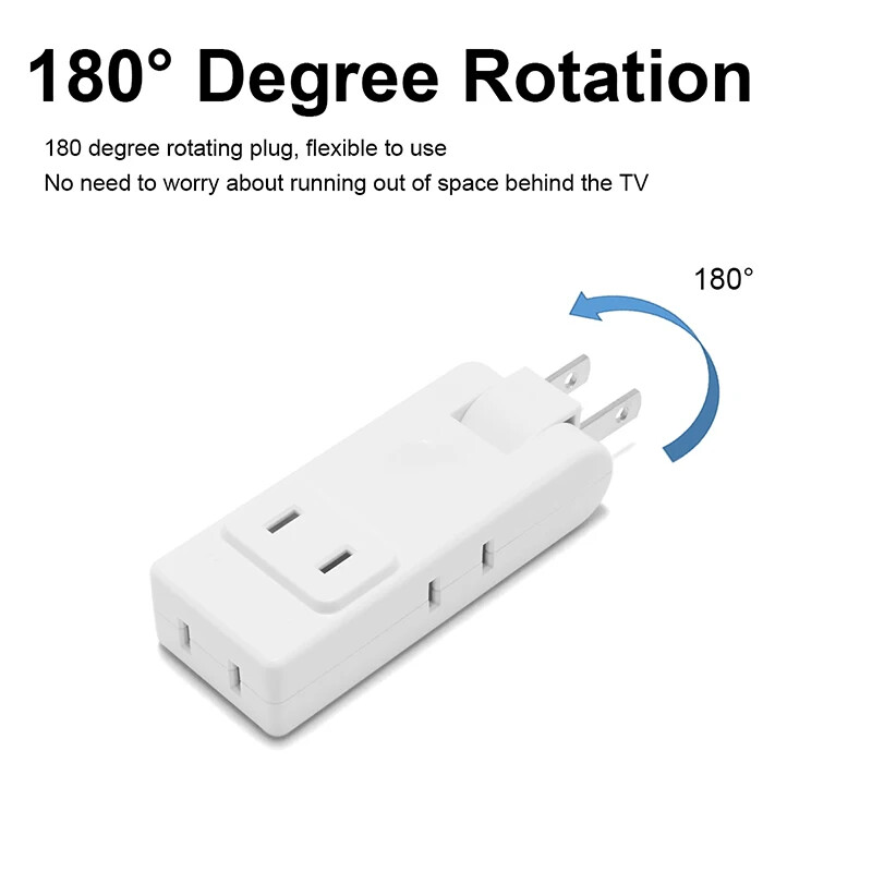4 v 1 americká elektrická zásuvka Kanada Japonsko Americký otočný adaptér zástrčky Predlžovací napájací konvertor Cestovný adaptér AC zásuvky