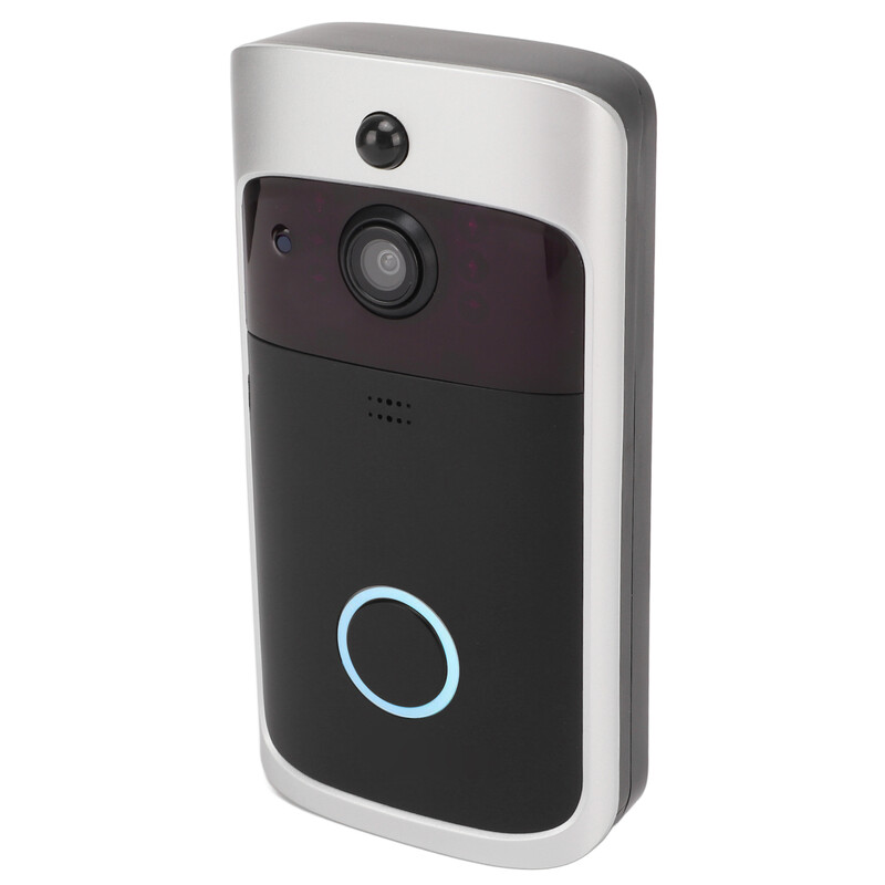 Sonerie video pentru ușă WiFi inteligentă 720P Cameră cu vedere de noapte Telecomandă interfon vizual Sonerie pentru acasă Sonerie WiFi Sonerie video