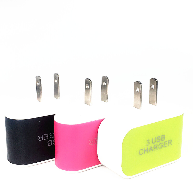 2022 NOU Sosire 3 porturi 3.1A Triplu port USB de perete Adaptor pentru încărcător AC de călătorie pentru acasă Mufă SUA Încărcător pentru telefon mobil Dropshipping