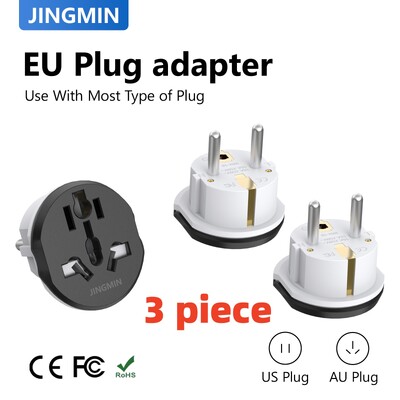 JINGMIN univerzális dugaszoló átalakító FR AU US UK EU utazási adapter Kiváló minőségű otthoni dugaszadapter 16A 250V fali elektromos aljzat