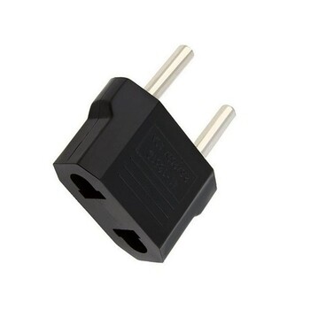 1 τεμ. EU Plug Adapter 2 Pin to EU 2 Round Pin Plug Socket Input AC 110V-250V 10A Travel Plug Converter Μετασχηματιστές ρεύματος 220V