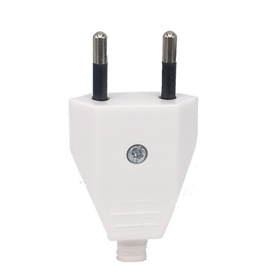 1 ks Rewirable European Power Cord CE Male Feature Socket Electric Connector Connector Industrial Vintage Style Rewire Connector 250V 16A