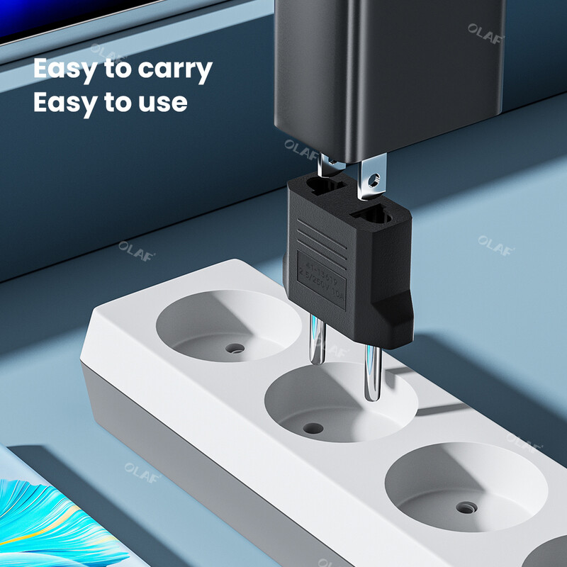 Adaptor de priză electrică din SUA Adaptor de alimentare din SUA din America către UE Convertor de călătorie din China americană Adaptor de priză CN către Europa