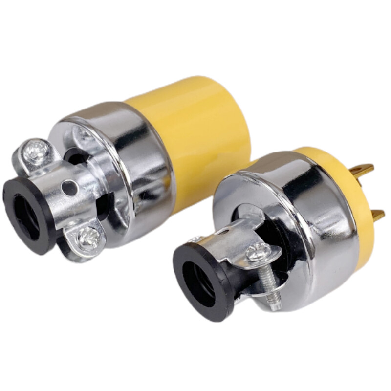 Amerika L5-15P L5-15R US konektor 15A produžni tripolarni žičani utičnica muški ženski anti-labavo zaključana utičnica tipa B