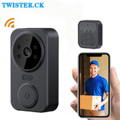 Noua sonerie vizuală inteligentă pentru ușă Sonerie video pentru ușă Interfon bidirecțional Sistem inteligent de securitate cu viziune nocturnă în infraroșu și monitorizare de la distanță