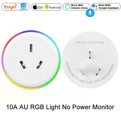 EU US UK DE BR AU IN WiFi Smart Plug Prise Smart Life Tuya App Telecomandă fără fir Priză de alimentare Alexa Google Home Fără hub
