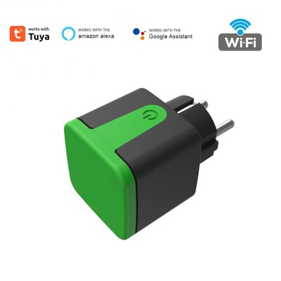 Wifi Tuya Smart Outdoor Socket EU dugó 100-240V 16A IP44 vízálló vezeték nélküli aljzat csatlakozó a Smart Life Alexa segítségével