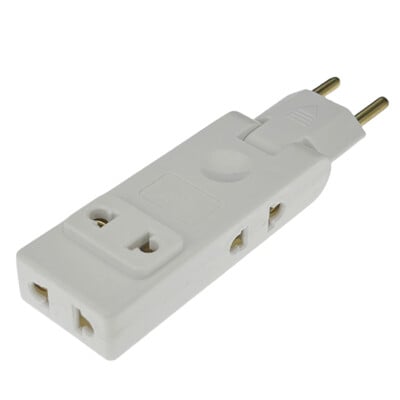 Extensie de priză de perete 4 în 1 Priză electrică UE Adaptor de priză de 180 de grade Canada Mexic Adaptator de călătorie Convertor de putere portabil