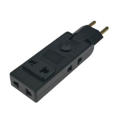 Extensie de priză de perete 4 în 1 Priză electrică UE Adaptor de priză de 180 de grade Canada Mexic Adaptator de călătorie Convertor de putere portabil