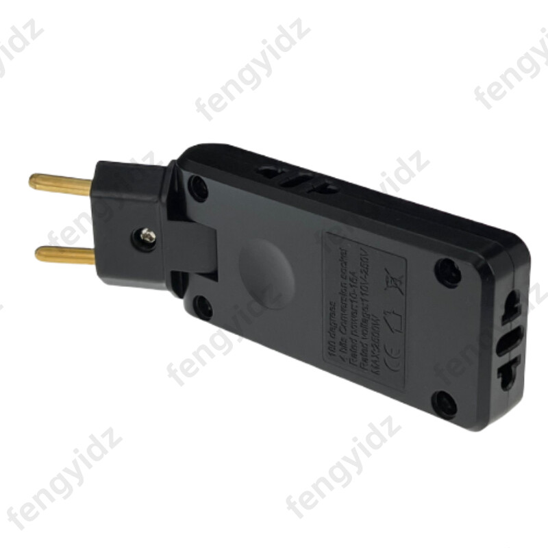 Extensie de priză de perete 4 în 1 Priză electrică UE Adaptor de priză de 180 de grade Canada Mexic Adaptator de călătorie Convertor de putere portabil